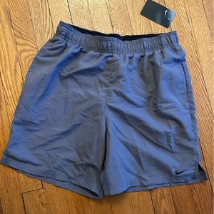 Nike swim men’s medium “gunsmoke” color. NWT.